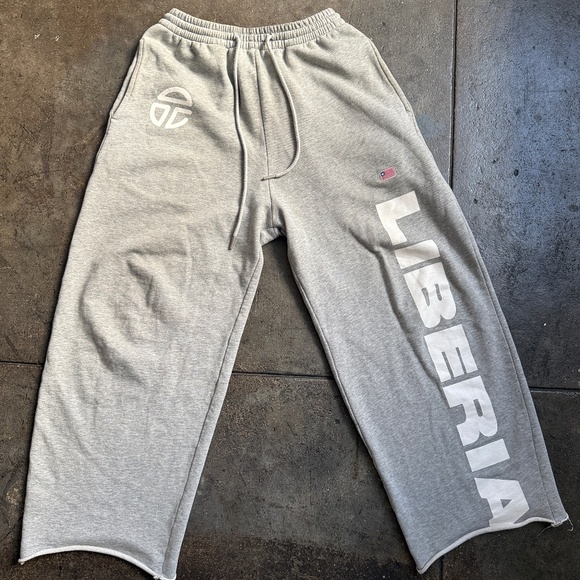 Telfar Embroidered Paris Olympics Sweat Pants - Picture 1 of 7